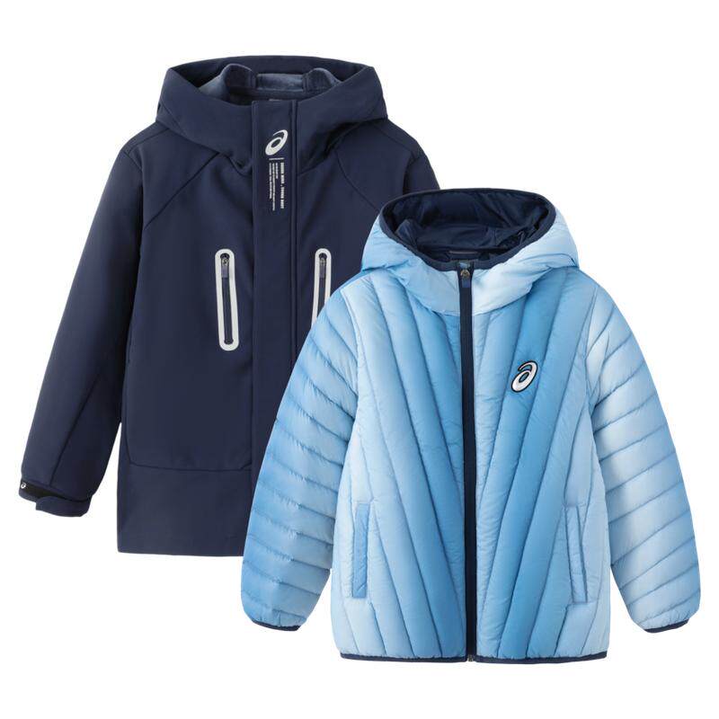 ASICS/亚瑟士童装舒适冬季新款羽绒男女中大童羽绒服加厚保暖外套