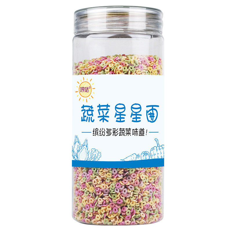 儿童小花星星面非婴儿宝宝手工辅面条