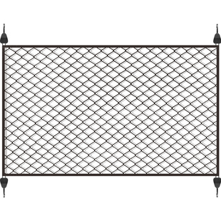 3W汽车后备箱网兜适用理想L7L8L9 SUV行李箱收纳储物固定弹力网兜