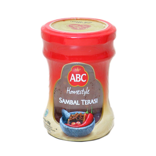 印尼虾膏辣椒酱ABC homestyle sambal Terasi 虾糕辣椒酱180g