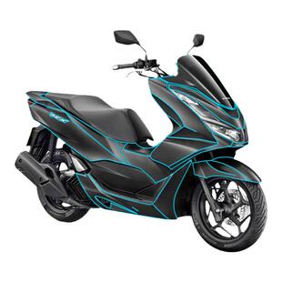 适用本田PCX160贴纸隐形车衣TPU车身防水保护油箱贴膜摩托改装件