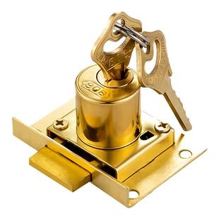 老式大头柜子锁钢柜铁皮柜锁808储物柜锁芯对开门柜门锁衣橱柜锁