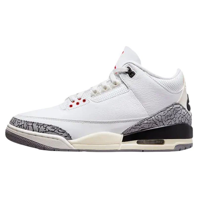AirJordan3白灰中帮复古篮球鞋