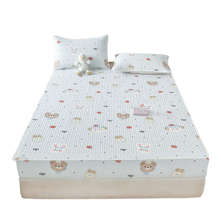 床笠罩冰丝床罩床垫保护罩夏季2026年新款床单套单件乳胶凉席全包