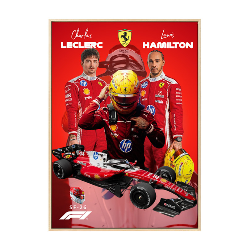 2026年F1车队海报装饰画