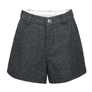 D-HARRY/迪哈利2025冬季新款通勤百搭羊毛深灰色短裤DH254L62965T