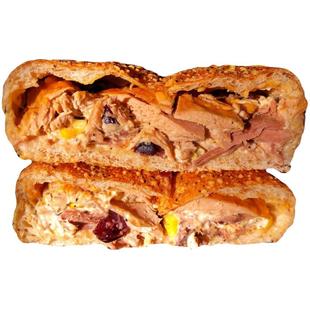 全麦无添加蔗糖油金枪鱼三种芝士软欧面包 吞拿鱼健身代餐 粗粮