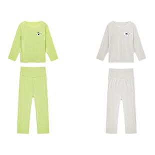 babycare山茶花随心裁儿童秋衣秋裤男童女童家居服宝宝内衣套装