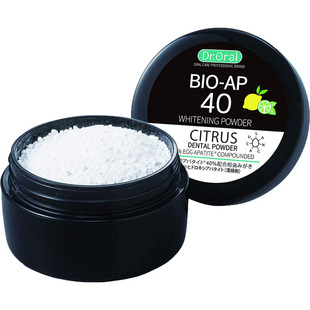 Dr.Oral美白牙粉天然磷灰石牙膏去黄去渍日本原装进口柑橘柠檬味
