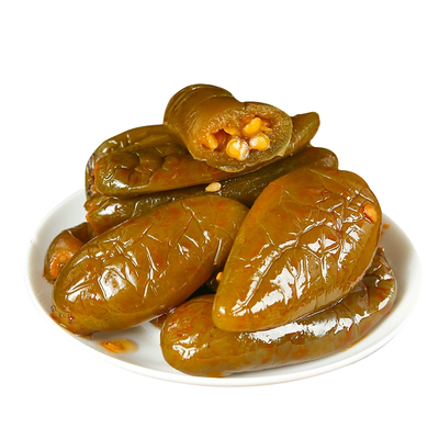 东北特产港椒咸菜腌辣椒油焖辣椒