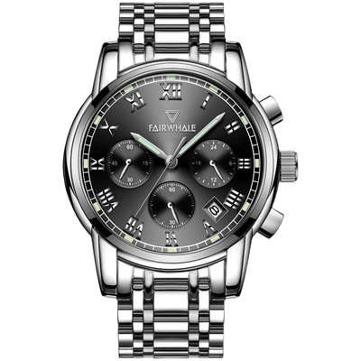 马克华菲新款复古简约小方绿表手表