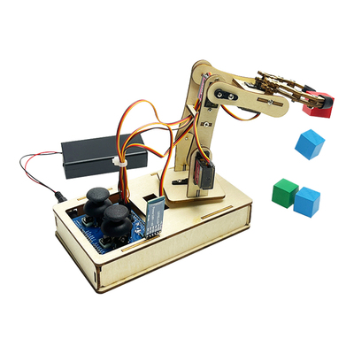 Arduino uno机械臂编程套件 实体智能遥杆+蓝牙APP控制支持图形化