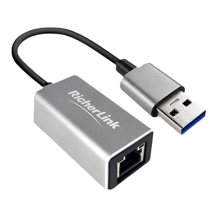 RicherLink USB千兆有线网卡2.5G 适用笔记本电脑USB转RJ45网线接口转接头 2.5G外置网卡