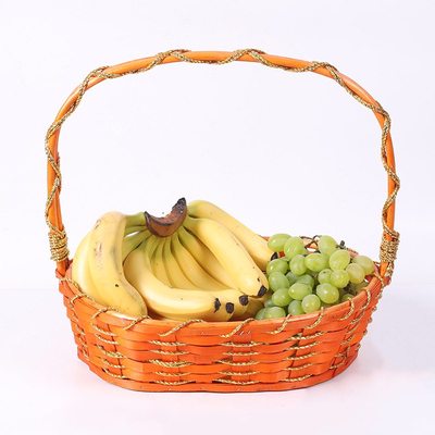 柳编水果篮藤编送礼品篮子鸡蛋手提篮野餐篮购物篮包装篮礼品篮