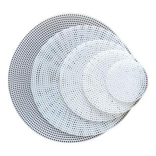 钩包网格片圆形塑料编织包底定型diy手工口金包配件辅助纸巾盒定