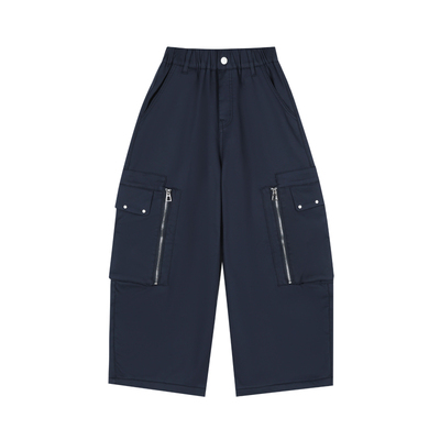 哈哈辰原创童装加绒休闲工装裤