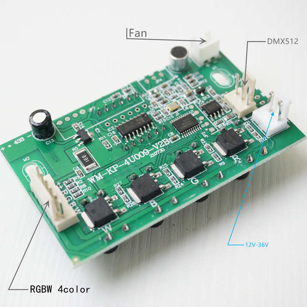 LED54颗四色帕灯恒流分体主板 防水帕灯主板 舞台帕灯控制板