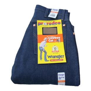 14.75oz美国正品威格wrangler直筒牛仔裤重磅未脱浆原牛00-13mwz