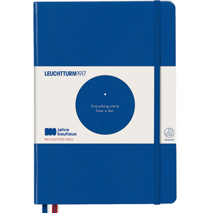 德国灯塔点阵笔记本leuchtturm1917包豪斯周年纪念商务工作记事本