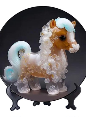 12生肖高清卡通圆形桌面摆件