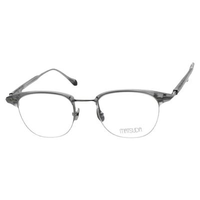 日本MATSUDA手工眉框纯钛眼镜架