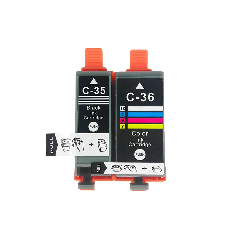 适用于佳能PGI-35 CLI-36墨盒IP100 IP110打印机IP100B墨水MINI320 MINI260 TR150 TR160打印机墨盒