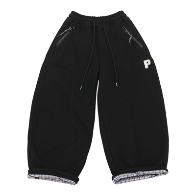 男童加绒裤子一体绒棉裤儿童长裤