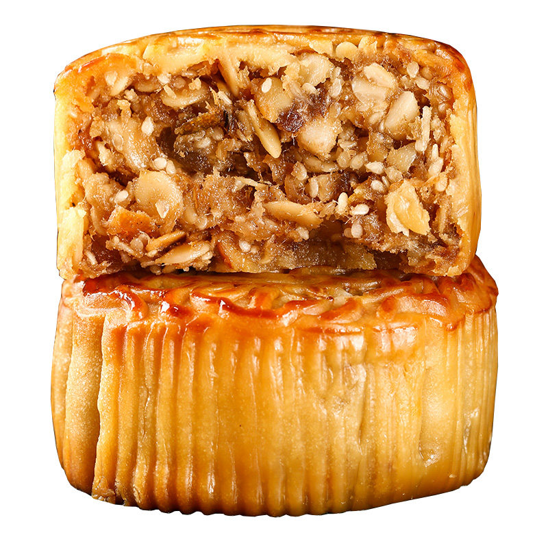 老广式金腿伍仁月饼多口味散装