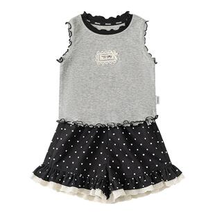 女童夏季套装2026新款巨好看轻薄夏装儿童衣服小女孩童装洋气穿搭