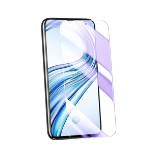 适用vivox23钢化膜高清无白边抗蓝光保护x23幻彩版手机膜全屏覆盖防指纹玻璃防摔V1809A刚化膜防爆全包边护眼