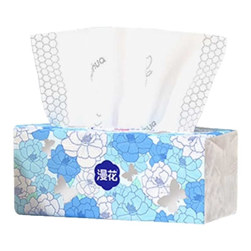 漫花抽纸整箱批餐巾纸家用宿舍实惠卫生纸擦手面巾纸厕纸大包纸巾