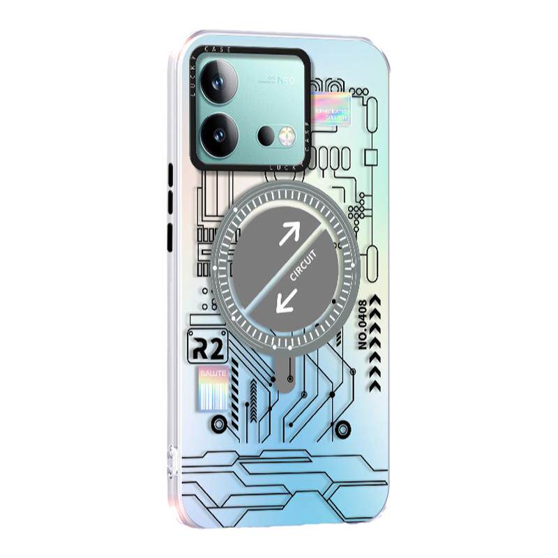 iqooneo8手机壳新款vivo/neo8pro适用neo7高级neo6外壳neo5/3个性z9x条se镭射保护套防摔