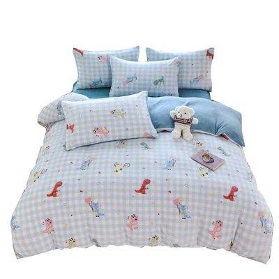 定做儿童被套珊瑚绒牛奶绒单人件