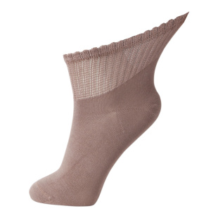 MD大码松口袜子女宽口男袜中老年袜子不勒脚肥胖脚肿骨折宽松袜秋