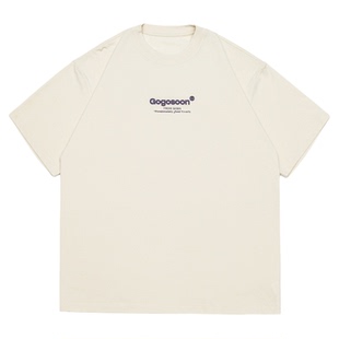 GOGOSOON夏季新款速干短袖T恤260g男凉感UPF50+百搭圆领宽松上衣Q