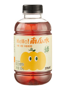 源制所南瓜水栗子水无糖饮料