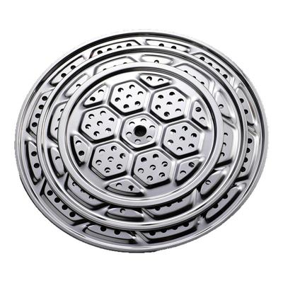 不锈钢蒸片圆形蒸笼家用蒸盘蒸架蒸屉蒸笼片炒锅隔层蒸格馒头篦子