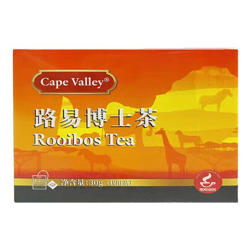 【U先试用】开普山谷南非路易博士茶15袋轻享装红茶无咖啡因正品
