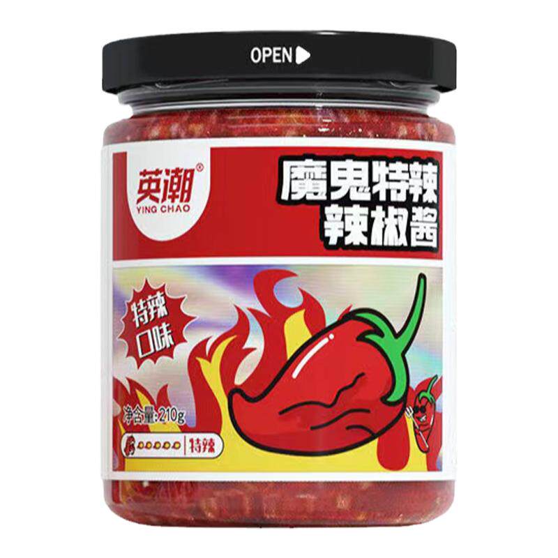 英潮210g拌饭超辣剁椒酱