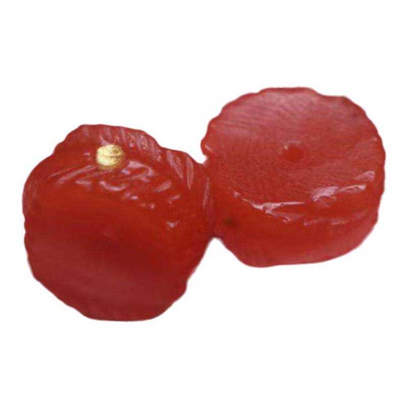 天然南红玛瑙羽毛扣隔珠散珠面包圈墩子108菩提手串长串DIY配饰