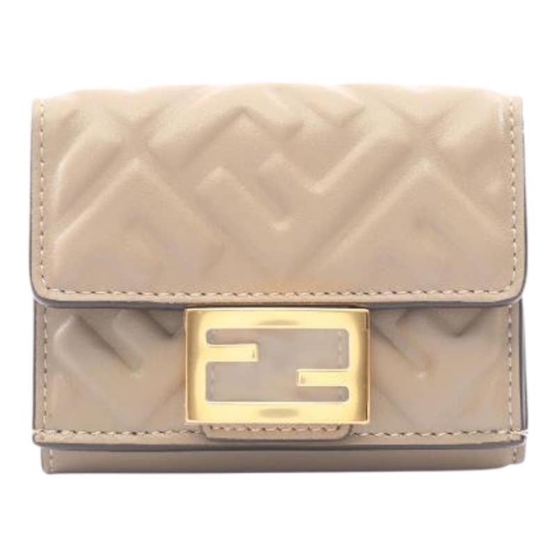中古Fendi芬迪短钱包レディース