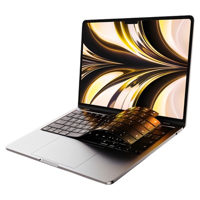 Macbook裸感LSR黑耀碳硅键盘膜