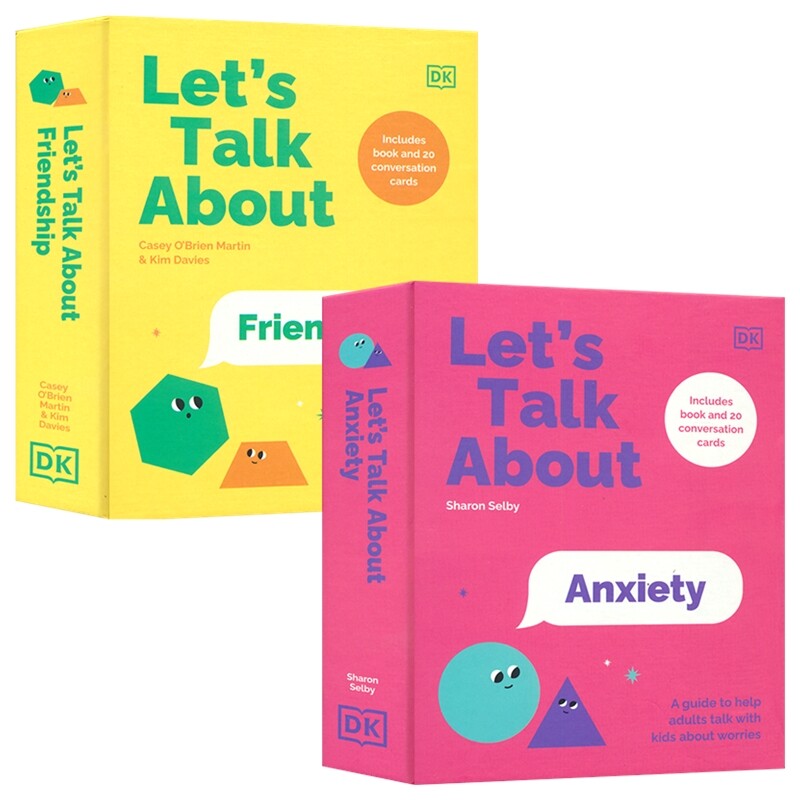 DK Let's Talk About Anxiety Friendship 让我们谈谈焦虑/友谊 情绪管理社交指南 青少年心理健康 亲子读物 英文原版进口儿童图书