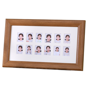 儿童证件照相框校园成长纪念一寸宝宝婴幼儿周岁记录照片打印摆台