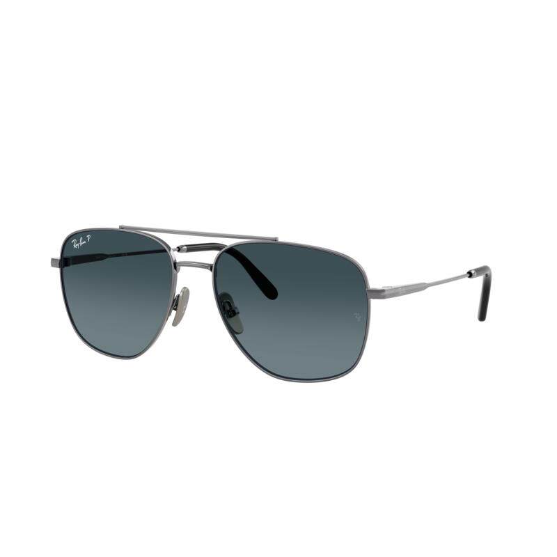 RayBan雷朋方形太阳镜钛材金属墨镜男女款时尚眼镜0RB8097可定制