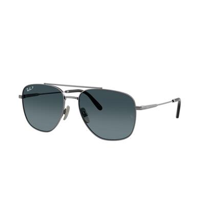 RayBan雷朋方形太阳镜钛材金属墨镜男女款时尚眼镜0RB8097可定制