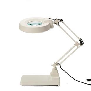 申宏桌面台式放大镜带灯维修用高清30高倍数老人阅读100修表手机主板雕刻电子检测焊接20工作台灯放大镜1000