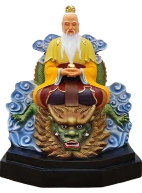 1.08米鸿钧老祖玻璃钢树脂神像