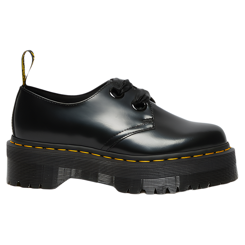 Dr.Martens马丁博士Holly女秋季甜酷丝带鞋带小个子增高厚底单鞋