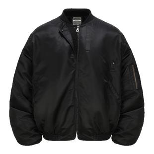 TIRES 24AW SERUTXET线 Bomber尼龙廓形MA1飞行夹克 3M棉服外套
